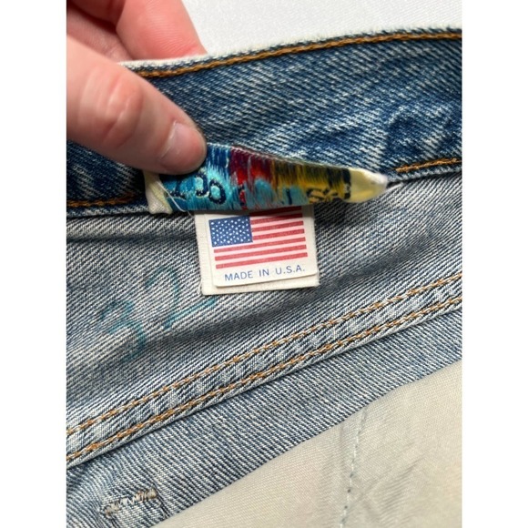 𝅺VERY RARE Too Cute x Guetta Brothers Vintage Droopy Dog Levi’s Shorts - Picture 5 of 13